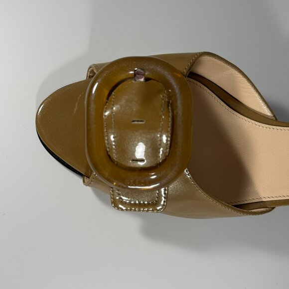 PRADA Patten Leather Slides - Picture 8 of 16